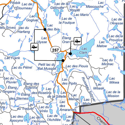 Réserve faunique de Papineau-Labelle : Carte générale Preview 3
