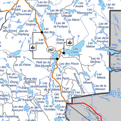 Réserve faunique de Papineau-Labelle : Carte générale Preview 3