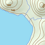 Sépaq Réserve faunique de Port-Cartier - Sept-Îles : Carte des sentiers de randonnée du Lac-Walker digital map