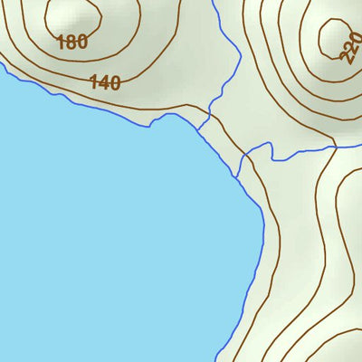Sépaq Réserve faunique de Port-Cartier - Sept-Îles : Carte des sentiers de randonnée du Lac-Walker digital map