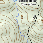 Sépaq Réserve faunique de Port-Cartier - Sept-Îles : Carte des sentiers de randonnée du Lac-Walker digital map