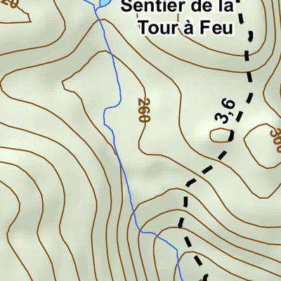 Sépaq Réserve faunique de Port-Cartier - Sept-Îles : Carte des sentiers de randonnée du Lac-Walker digital map