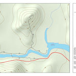 Sépaq Réserve faunique de Port-Cartier - Sept-Îles : Carte du sentier de randonnée de la Chute-MacDonald digital map