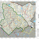 Sépaq Réserve faunique de Portneuf : Carte de chasse au petit gibier (Quotidienne) digital map