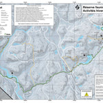 Sépaq Réserve faunique de Portneuf - Carte des activités hivernales (Secteur Talbot) digital map