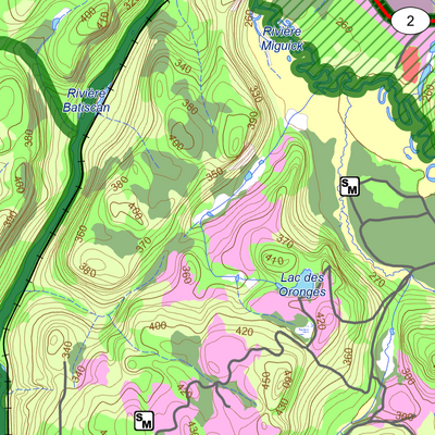 Réserve faunique de Portneuf : Carte générale de chasse à l'orignal 2026 Preview 2