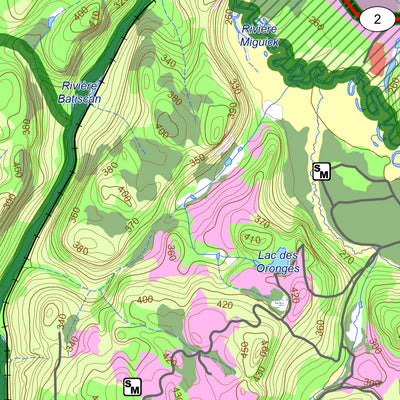 Réserve faunique de Portneuf : Carte générale de chasse au cerf 2026 Preview 2