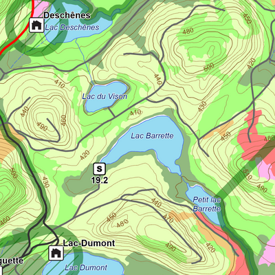 Réserve faunique de Rimouski : Carte générale de chasse à l'orignal et cerf 2026 Preview 3