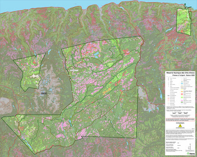 Réserve faunique des Chic-Chocs : Carte générale de chasse à l'orignal 2026 Preview 1