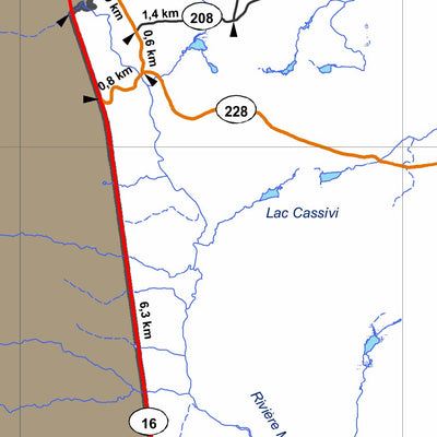 Réserve faunique des Chic-Chocs : Carte générale Preview 2