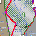 Réserve faunique des Laurentides : Carte de chasse au petit gibier (Lac-des-Neiges) Preview 3