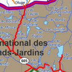 Réserve faunique des Laurentides : Carte de chasse au petit gibier (L'Étape / Portes-de-l'Enfer 1) Preview 3