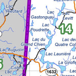 Réserve faunique des Laurentides : Carte de chasse au petit gibier (L'Étape / Portes-de-l'Enfer 2) Preview 3
