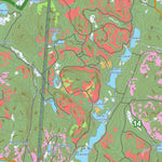 Sépaq Réserve faunique des Laurentides : Carte générale de chasse à l'orignal 2024 digital map
