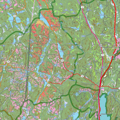 Réserve faunique des Laurentides : Carte générale de chasse à l'orignal 2026 Preview 2