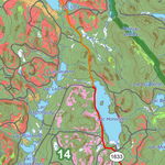 Réserve faunique des Laurentides : Carte générale de chasse à l'orignal 2026 Preview 2