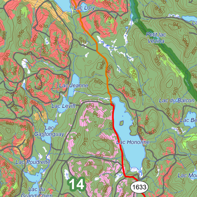 Réserve faunique des Laurentides : Carte générale de chasse à l'orignal 2026 Preview 2