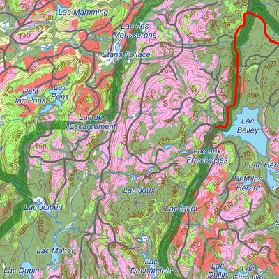 Réserve faunique des Laurentides : Carte générale de chasse à l'orignal 2026 Preview 3