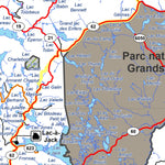 Réserve faunique des Laurentides : Carte générale Preview 3
