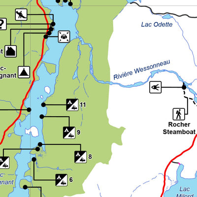 Réserve faunique du Saint-Maurice : Carte générale Preview 2