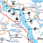 Réserve faunique du Saint-Maurice : Carte générale Preview 3
