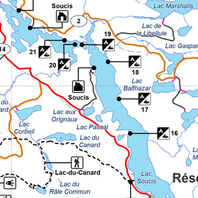Réserve faunique du Saint-Maurice : Carte générale Preview 3