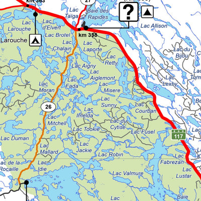 Réserve faunique La Vérendrye : Carte générale de chasse au petit gibier 2025 Preview 3
