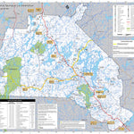Sépaq Réserve faunique La Vérendrye : Carte générale digital map