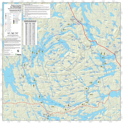 Réserve faunique La Vérendrye : Parcours de canot-camping Canawamamini No.37 Preview 1
