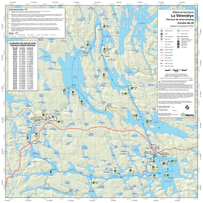 Réserve faunique La Vérendrye : Parcours de canot-camping Carrière No.35 Preview 1