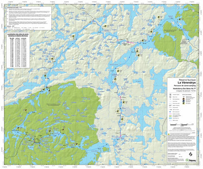 Réserve faunique La Vérendrye : Parcours de canot-camping Hawksberry-Des Baies No.77 Preview 1