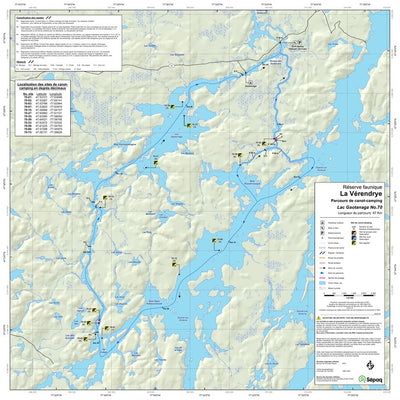 Réserve faunique La Vérendrye : Parcours de canot-camping Lac Gaotanaga No.70 Preview 1
