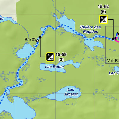 Réserve faunique La Vérendrye : Parcours de canot-camping Poulter No.15 Preview 3