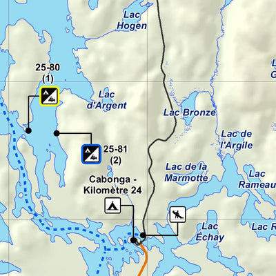Réserve faunique La Vérendrye : Parcours de canot-camping Réservoir Cabonga No.25 Preview 3