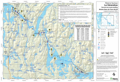 Réserve faunique La Vérendrye : Parcours de canot-camping Rivière Gens de Terre No.20 Preview 1