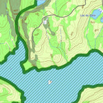 Sépaq Réserve faunique Mastigouche : Carte générale de chasse à l'orignal 2024 digital map
