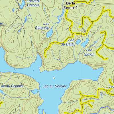 Réserve faunique Mastigouche : Carte générale de chasse au petit gibier 2025 Preview 2