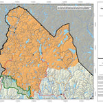 Réserve faunique Rouge-Matawin : Carte de chasse au petit gibier (Nord) Preview 1