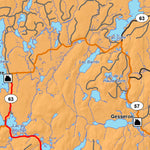 Réserve faunique Rouge-Matawin : Carte de chasse au petit gibier (Nord) Preview 2