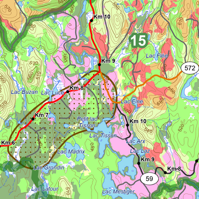 Réserve faunique Rouge-Matawin : Carte générale de chasse à l'orignal 2026 Preview 2