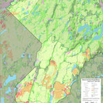 Sépaq Réserve faunique Rouge-Matawin : Carte générale de chasse au cerf 2024 digital map