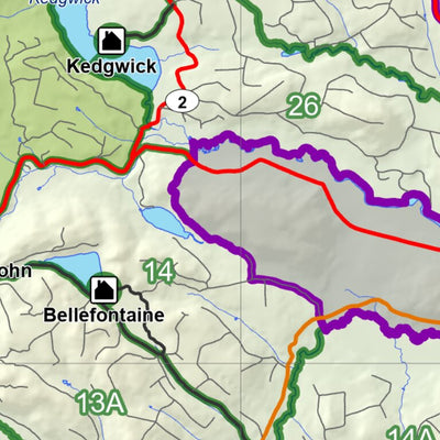 Réserve faunique de Rimouski : Carte générale de chasse au petit gibier 2025 Preview 2