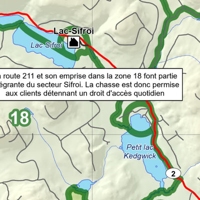 Réserve faunique de Rimouski : Carte de chasse au petit gibier (Sifroi) Preview 2