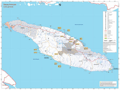Sépaq Anticosti: Carte générale Preview 1