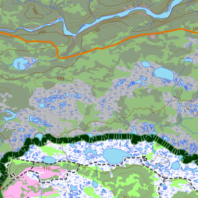 Sépaq Anticosti (secteur est): Carte générale de chasse au cerf 2026 Preview 2