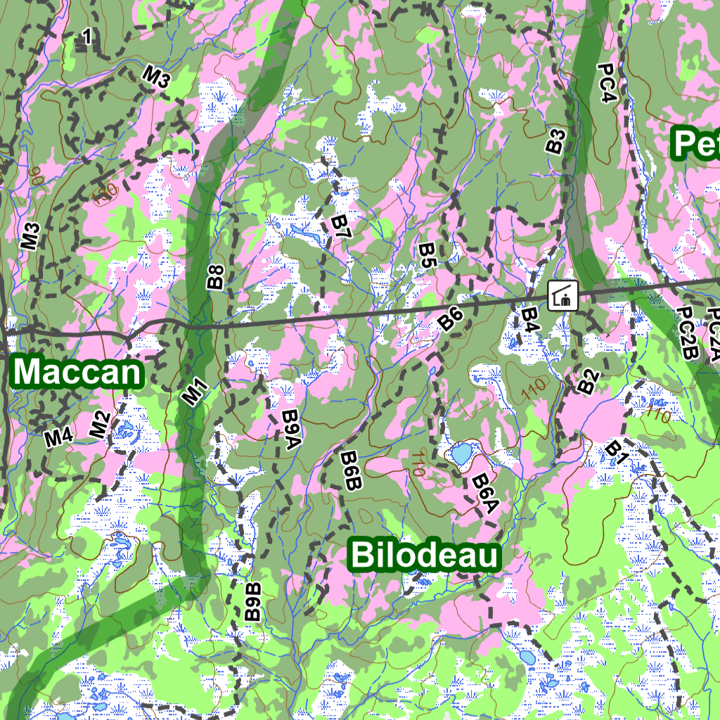 Sépaq Anticosti (secteur est): Carte générale de chasse au cerf 2026 ...