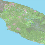 Sépaq Sépaq Anticosti (secteur ouest): Carte générale de chasse au cerf 2024 digital map