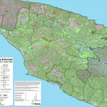 Sépaq Anticosti (secteur ouest): Carte générale de chasse au cerf 2025 Preview 1