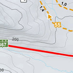 Station touristique Duchesnay - Carte des sentiers de raquette Preview 2