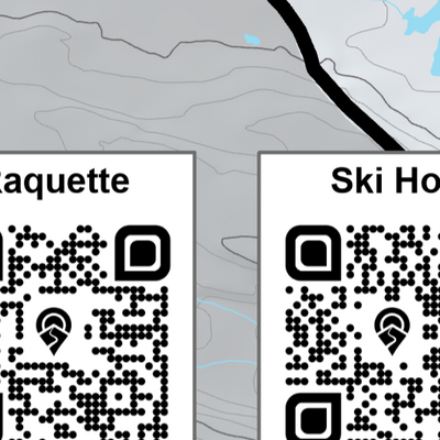 Station touristique Duchesnay - Carte des sentiers de raquette Preview 3